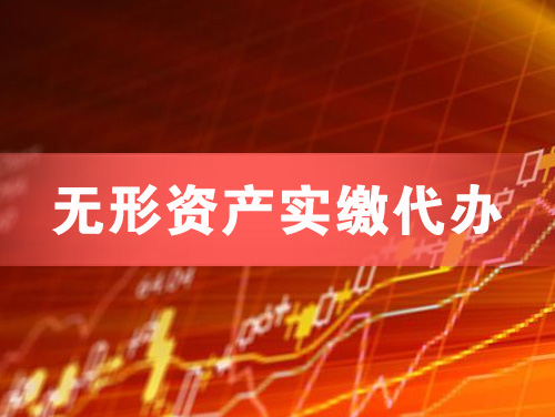 鹰潭无形资产实缴资本代办